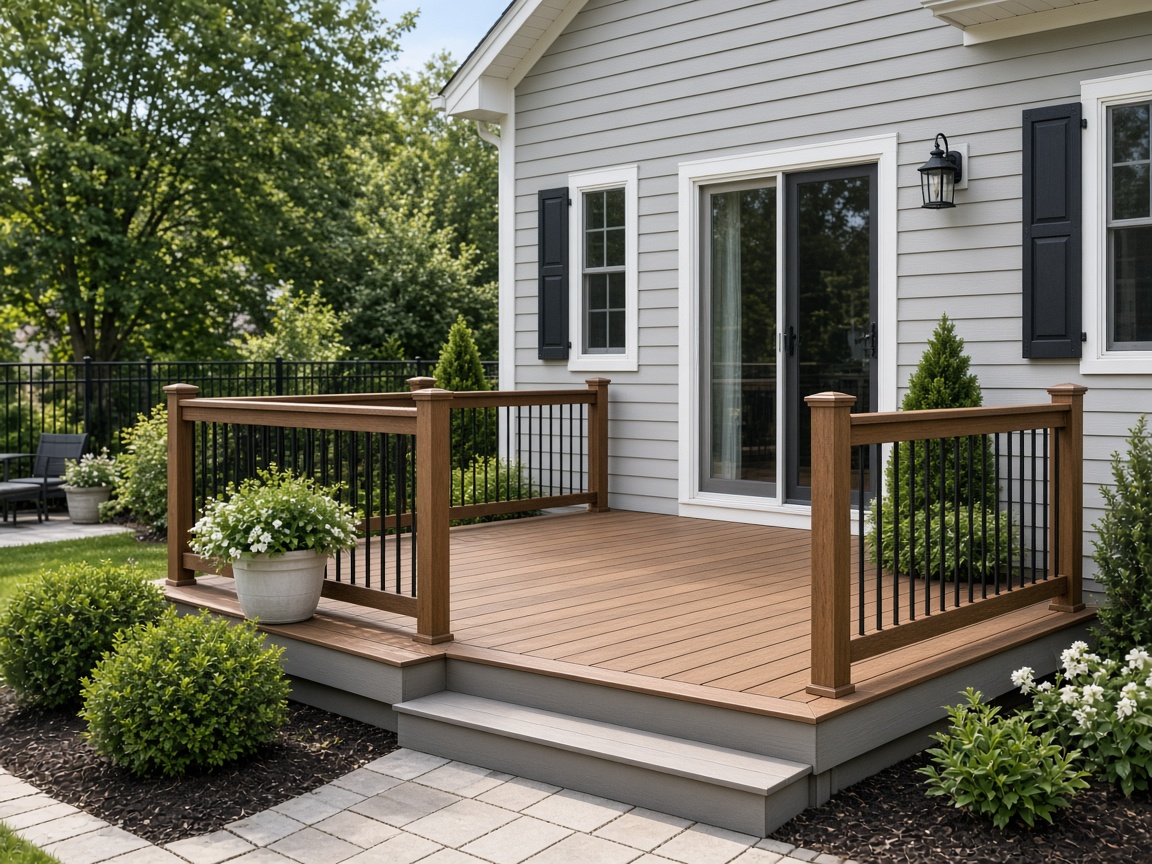 Deck and siding
