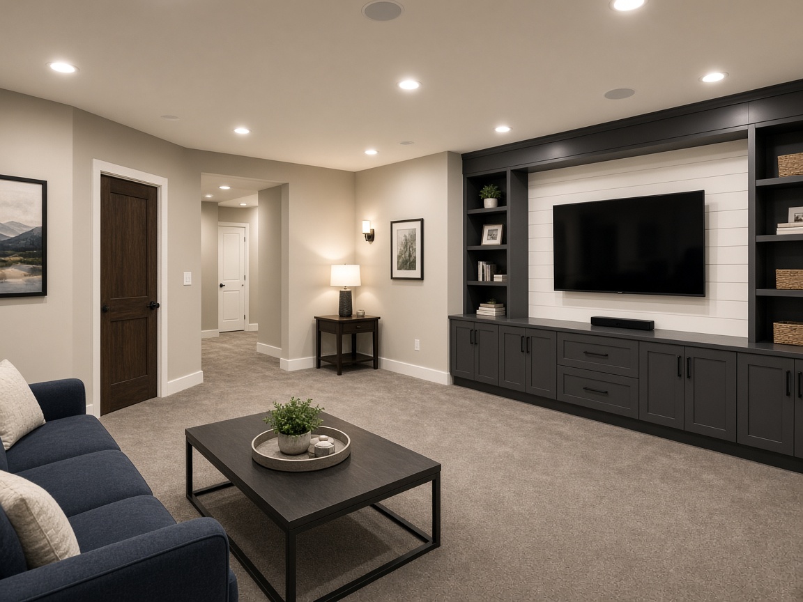 Finished basement